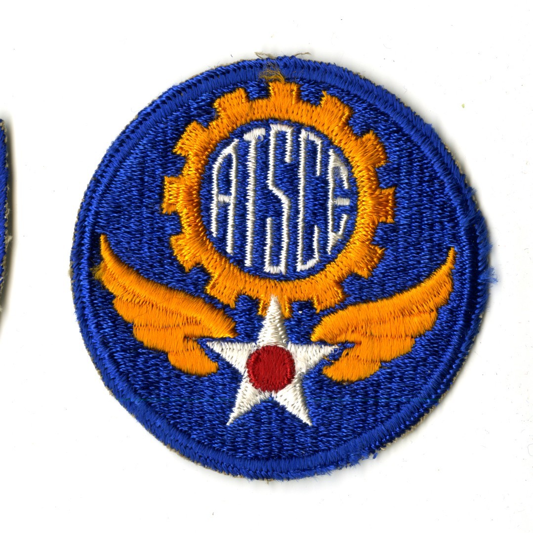Air Technical Service Command in Europe White Back Patch WWII Vintage