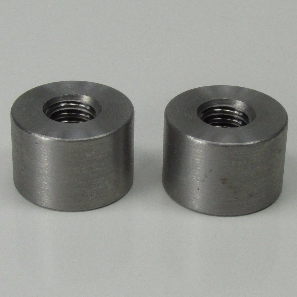 5/16-18 Short Straight Threaded Steel Bungs (4) DIY Fabrication Builder USA MADE