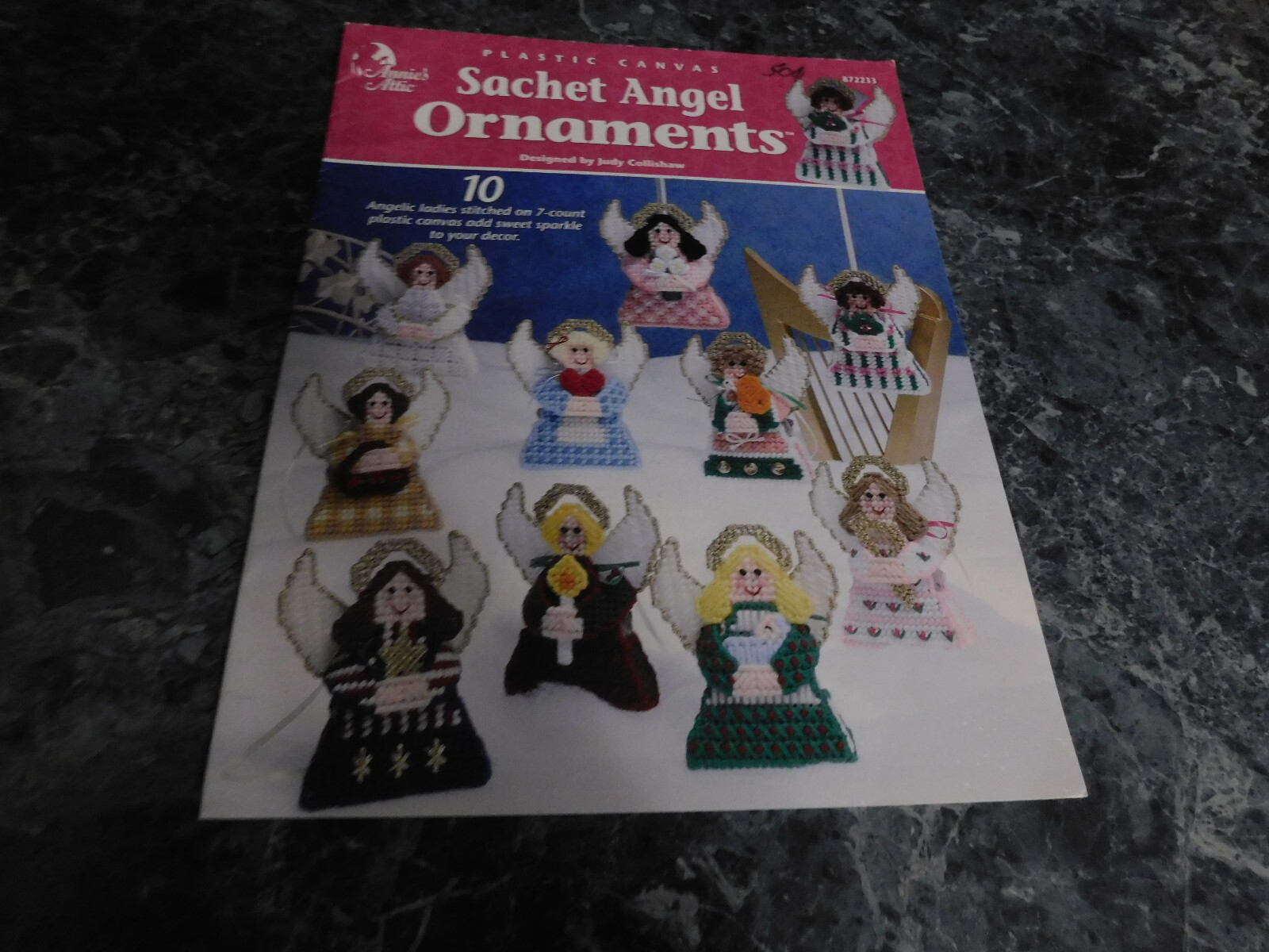 Plastic Canvas Sachet Angel Ornaments by Judy Collishaw #872233