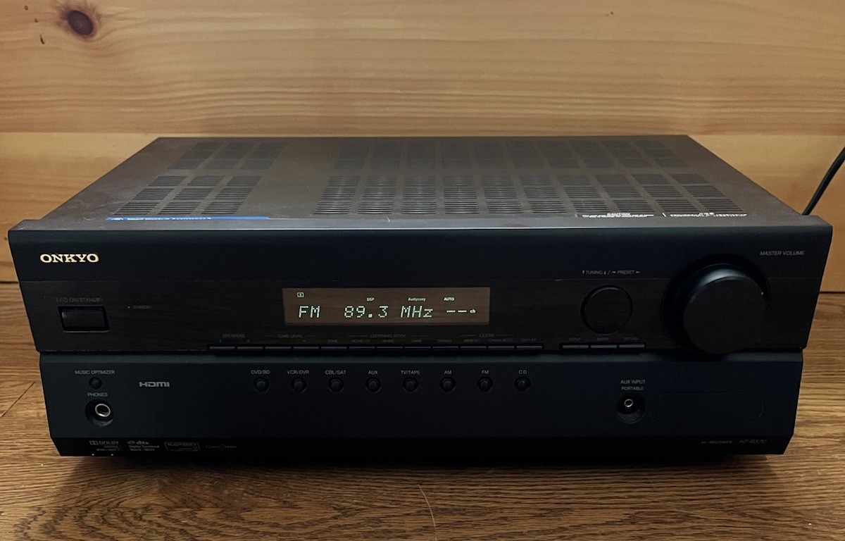 Onkyo HT-R370 5.1 HDMI Home Theater Audio/Video Receiver Tested & Working