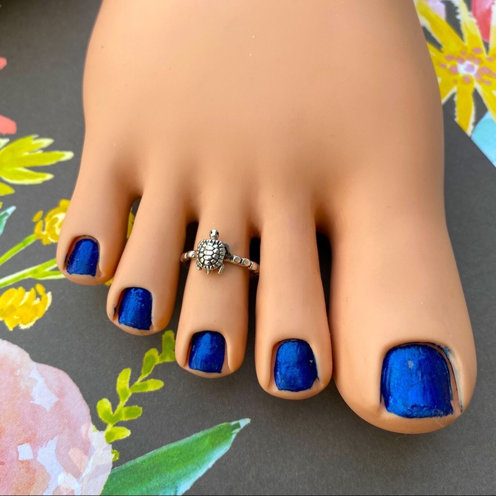 Turtle Sterling Silver Toe Ring