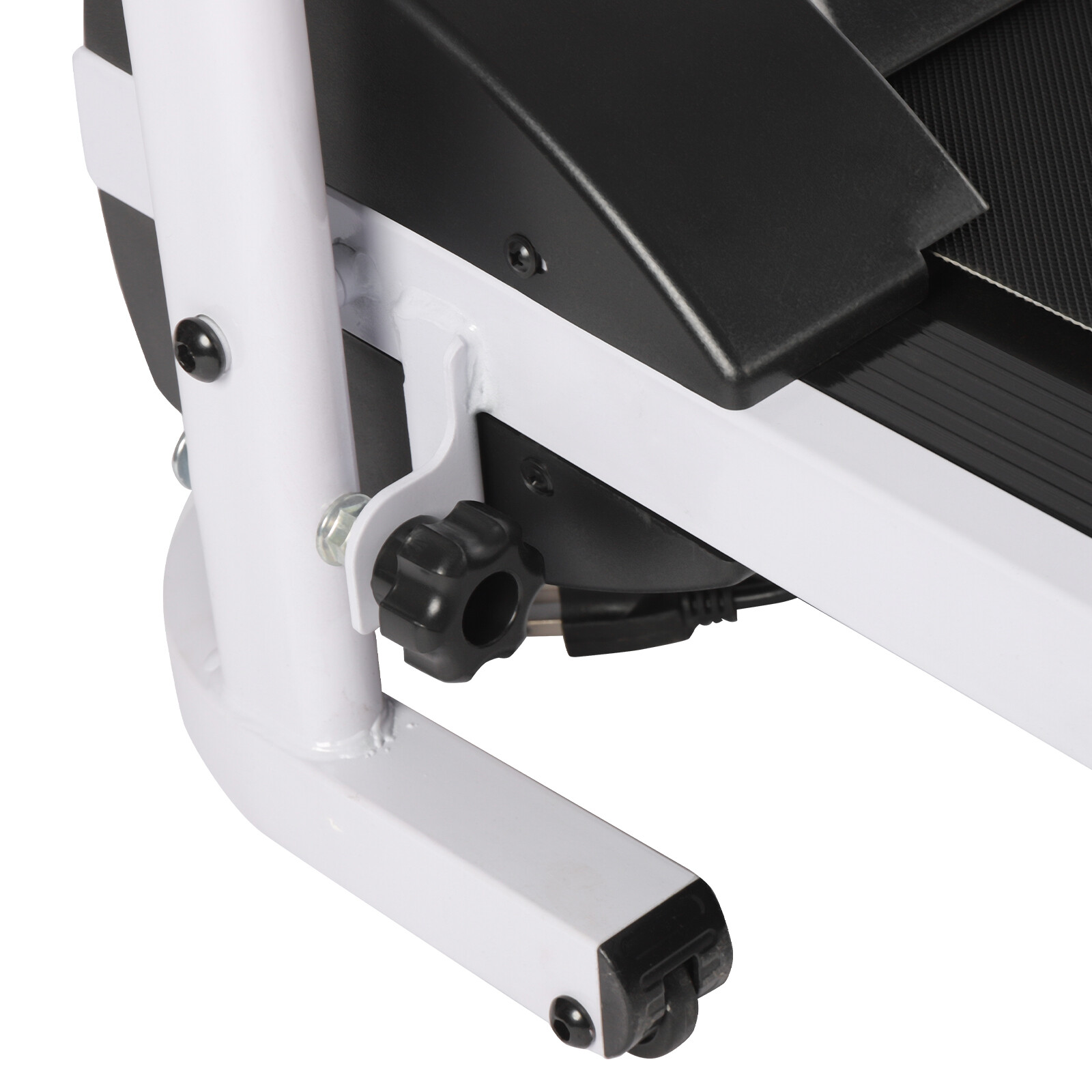 Walking Treadmill with Full Length Handrails &Heart Rate Sensor Recovery Fitness