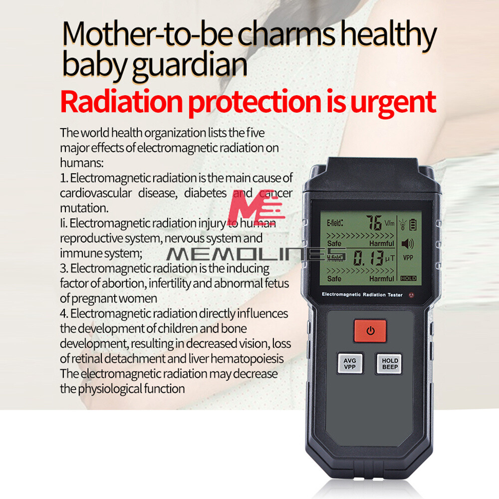 ET825 Electromagnetic Field Radiation Detector Tester Emf Meter Dosimeter Meter
