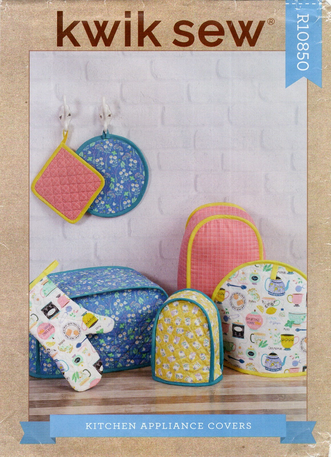 Kwik Sew R10850 Custom Appliance Covers, Oven Mitts, Potholders UNCUT K4292