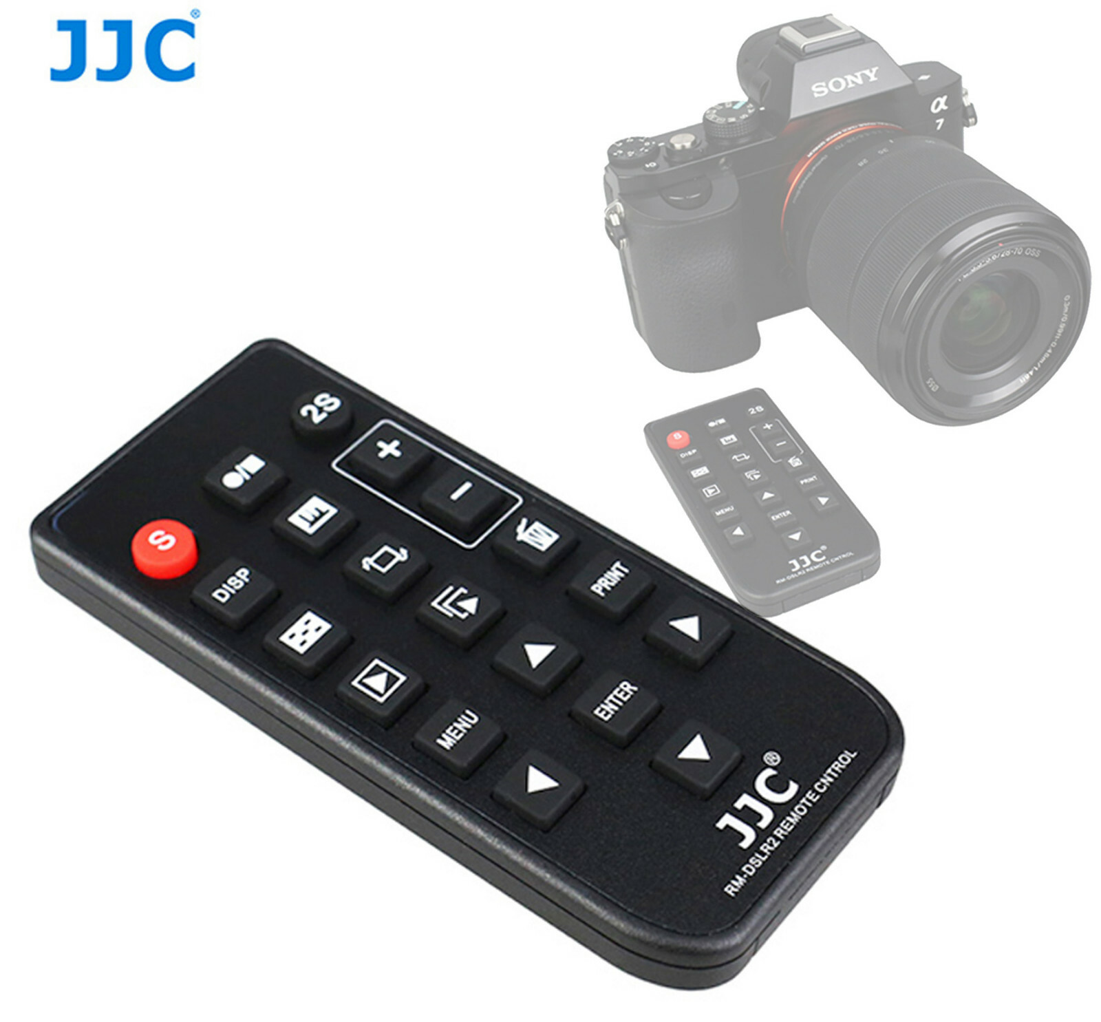 JJC RM-DSLR2 Remote Control for Sony a6400 a6300 a6500 a6000 a6500 NEX-5R a7 III