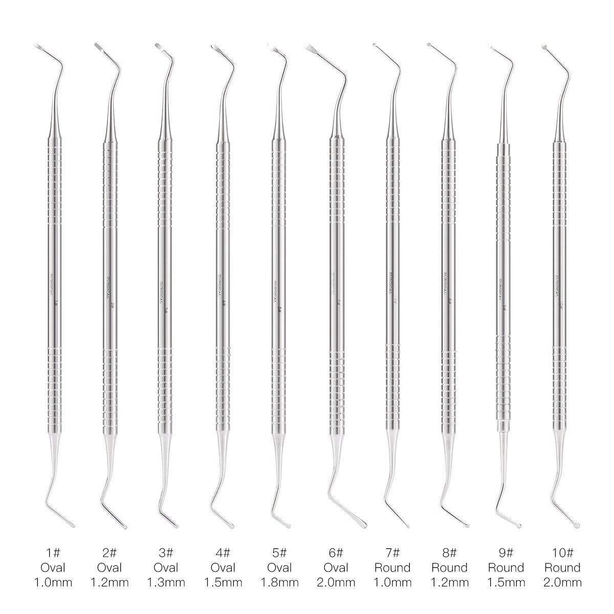 Dental Excavator Endo Spoon Restorative Double Ended Instruments Instrument Set
