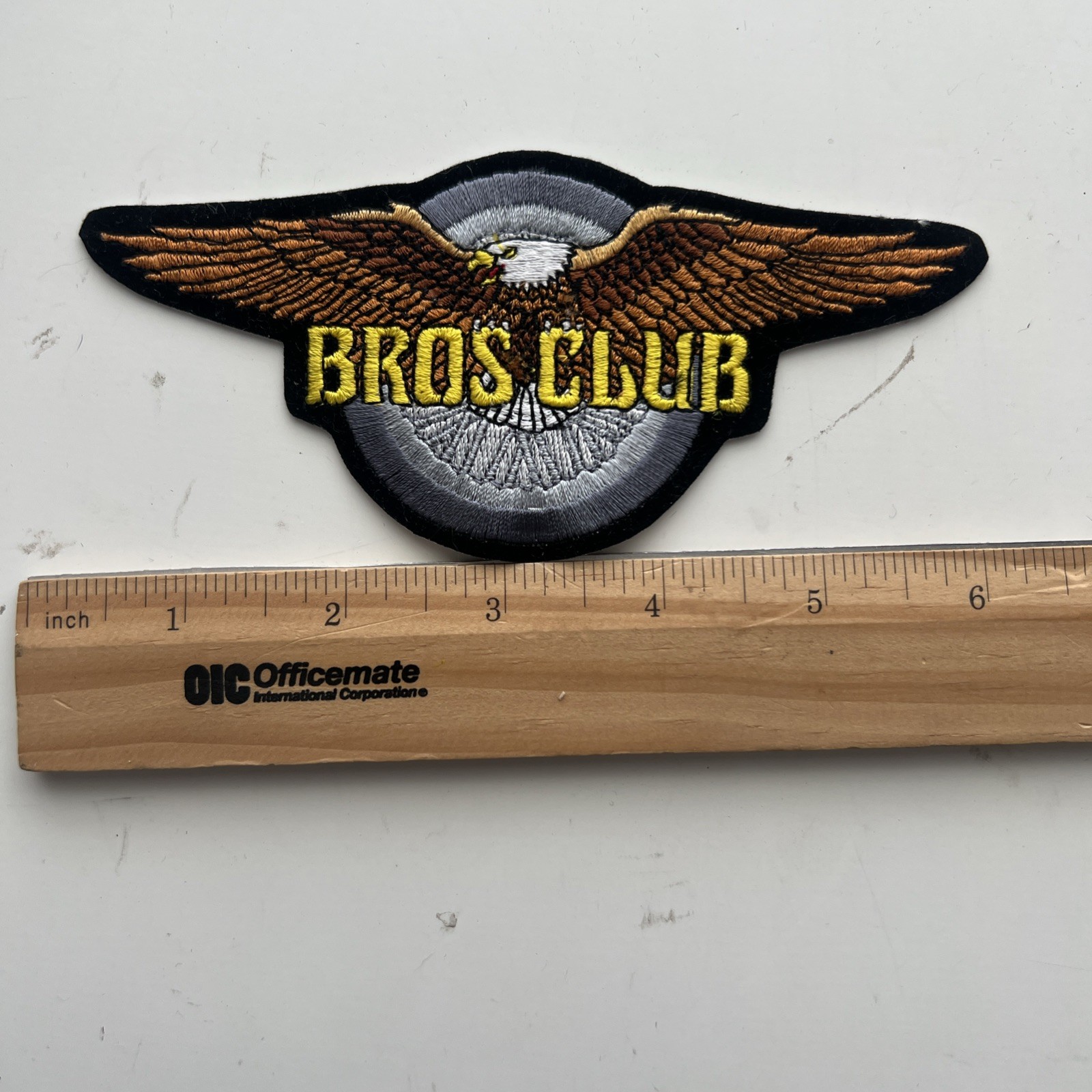 Bros Club Harley-Davidson HD  Eagle Logo Patch Vest Jacket Brothers Motorcycle
