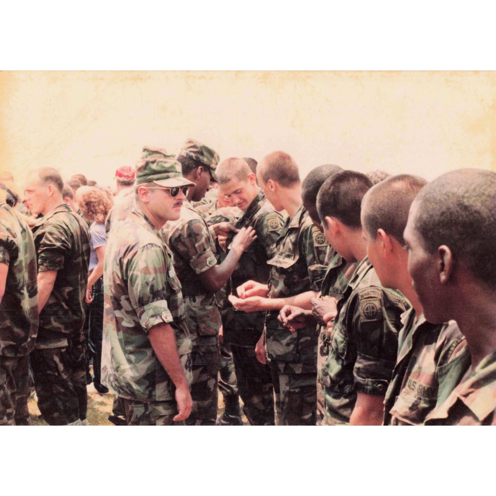 1988 82nd Airborne Division Soldiers Found Photo Woodland BDU Paratroopers
