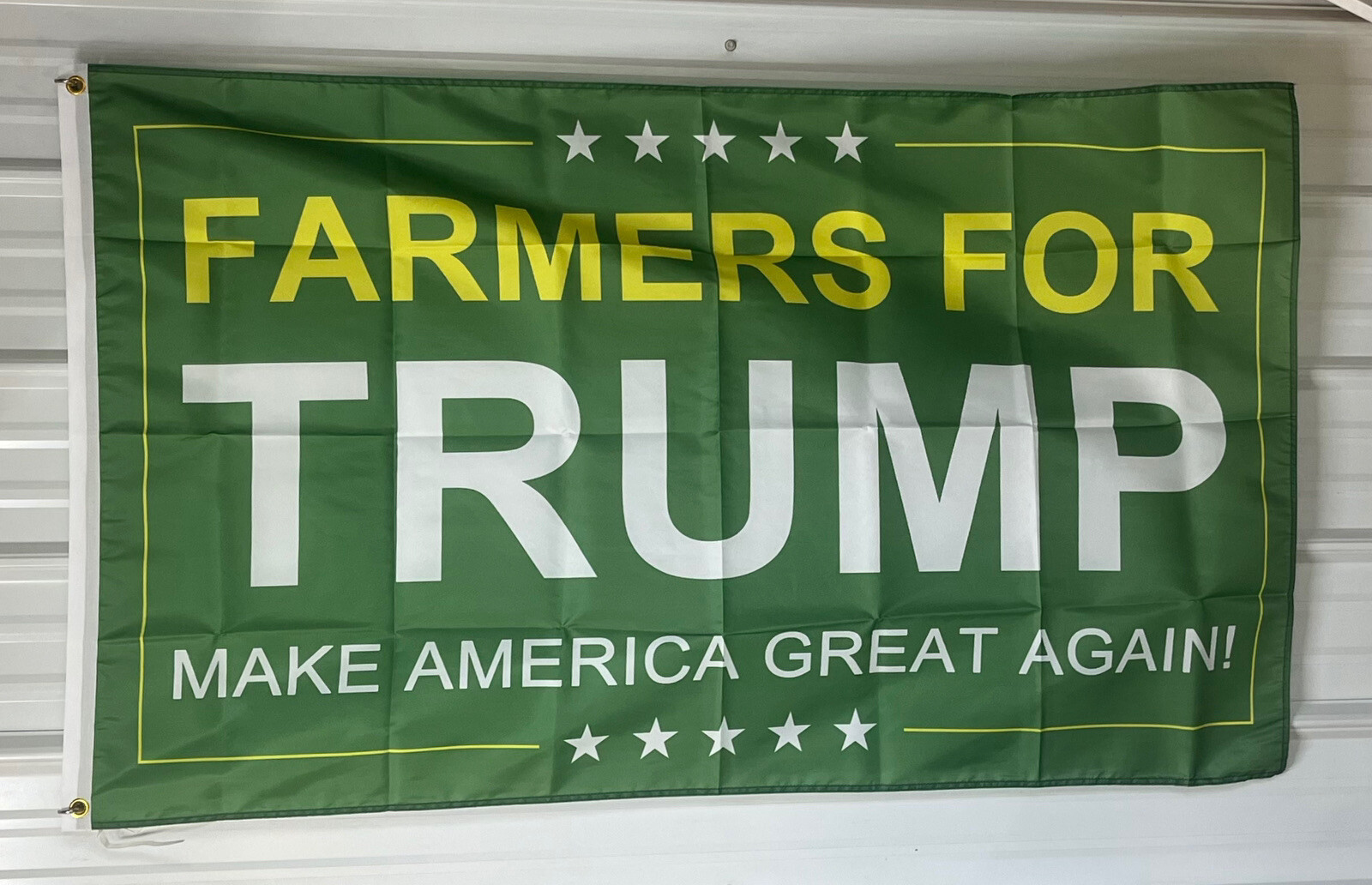 Trump Flag FREE USA SHIP Farmers For Trump John Deer Beer America USA Sign 3x5'
