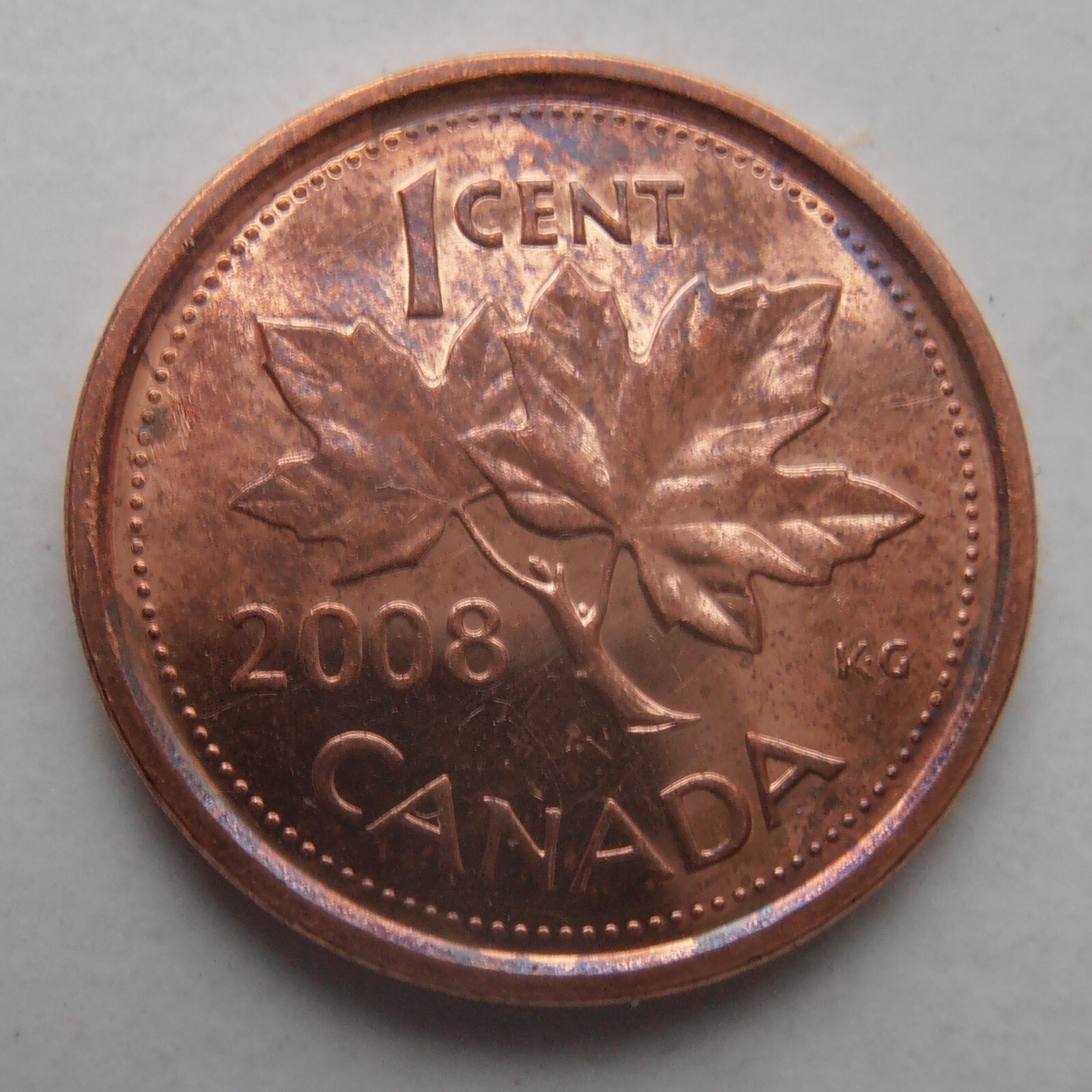 2008 CANADA 1 CENT UNCIRCULATED