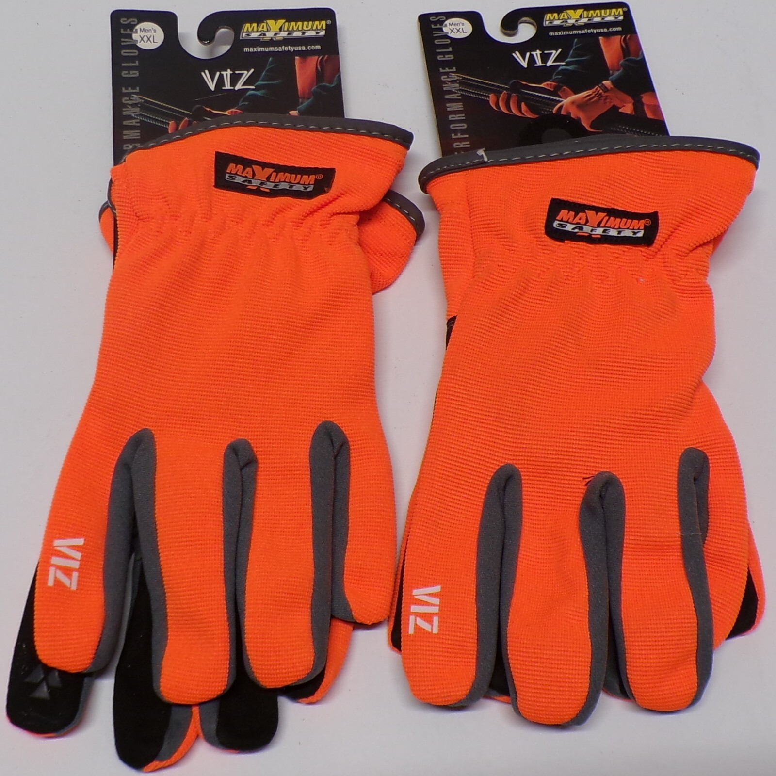 Lot of 2 Maximum Safety High-Tech Performance Gloves 120-4600/XXL