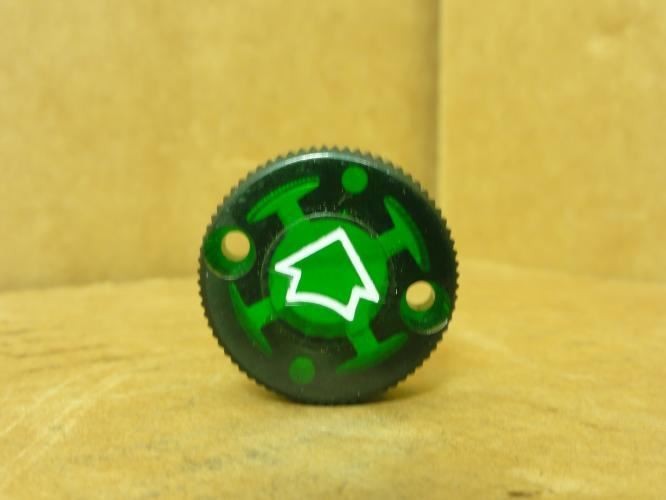 195068 New-No Box; Eaton 10250TEG Green Knob Lens For illuminated Switch