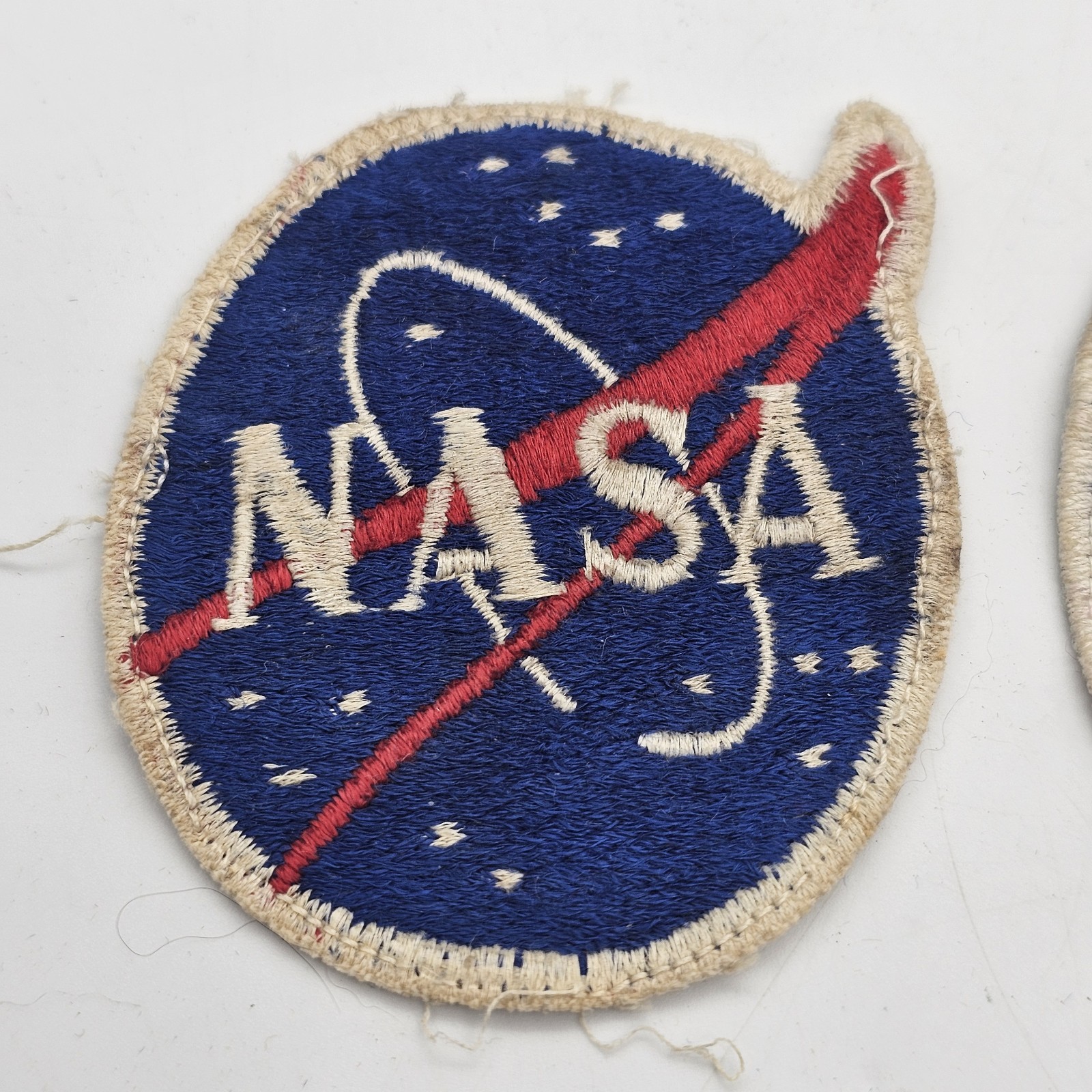 1960's NASA Apollo 3" Vector Meatball Patch Pair