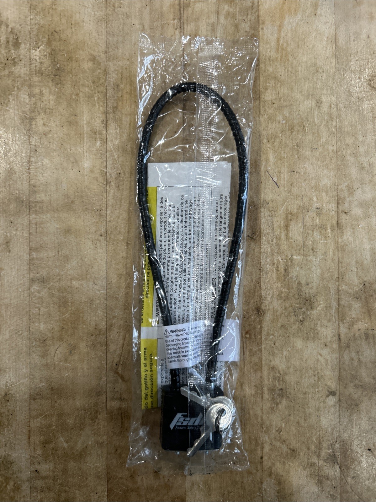 FSDC Firearm Handgun Rifle Shotgun Gun Safety Cable Lock 15" Brand New