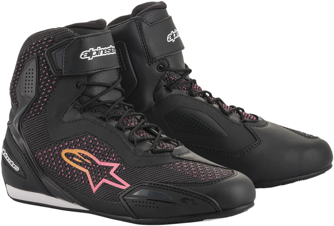 ALPINESTARS Stella Faster-3 Rideknit Shoes Black Yellow Pink 2510520143911.5 US