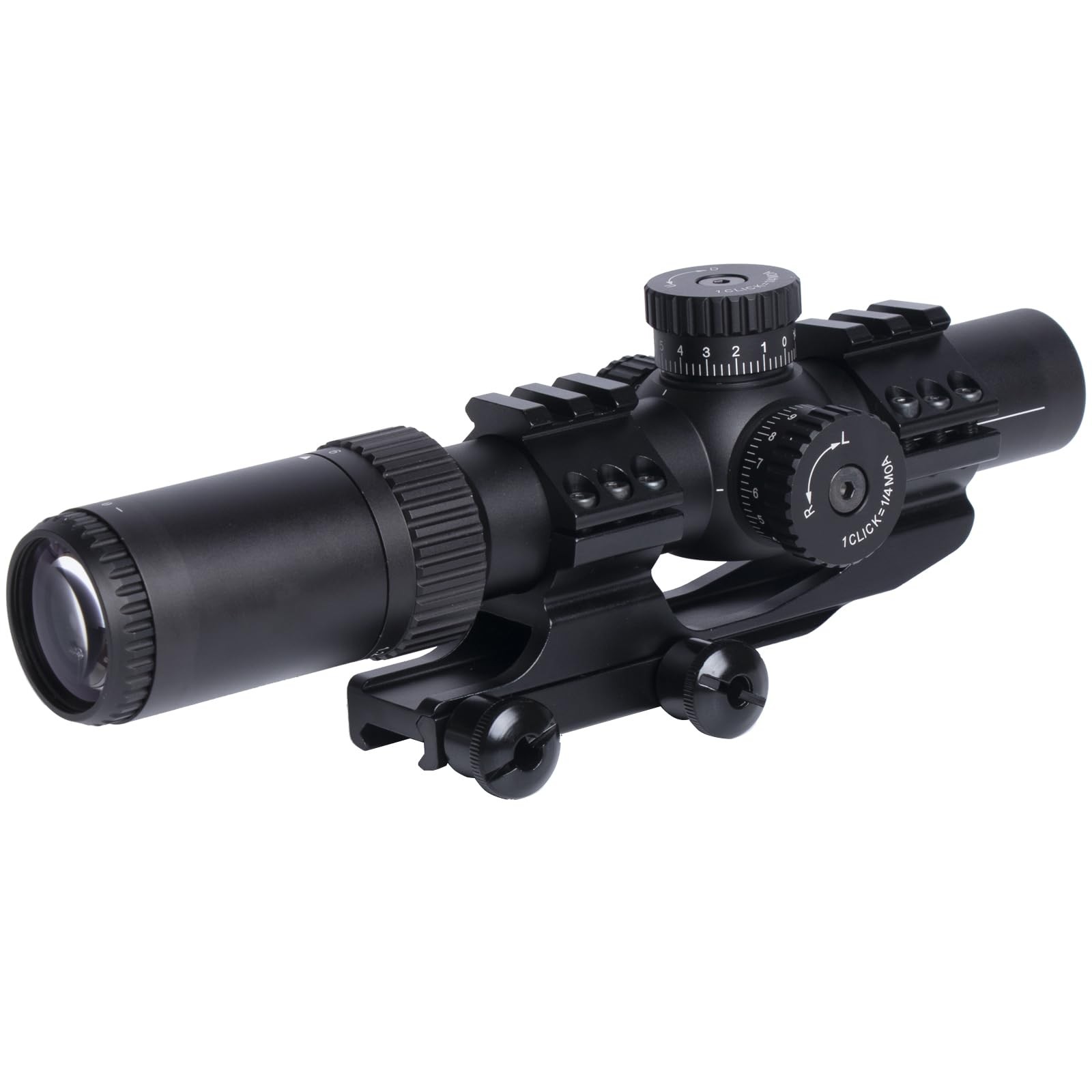 1-6x24 SFP LPVO 1.2-6x24 LPVO Riflescope IR SFP Crosshair Mil-dot Red Green R...