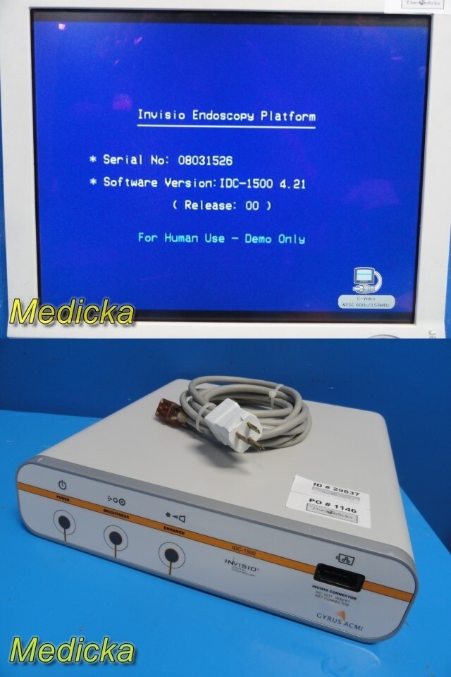 GYRUS ACMI IDC-1500 Inviso Digital Camera Controller ONLY (NO Camera Head)~29837
