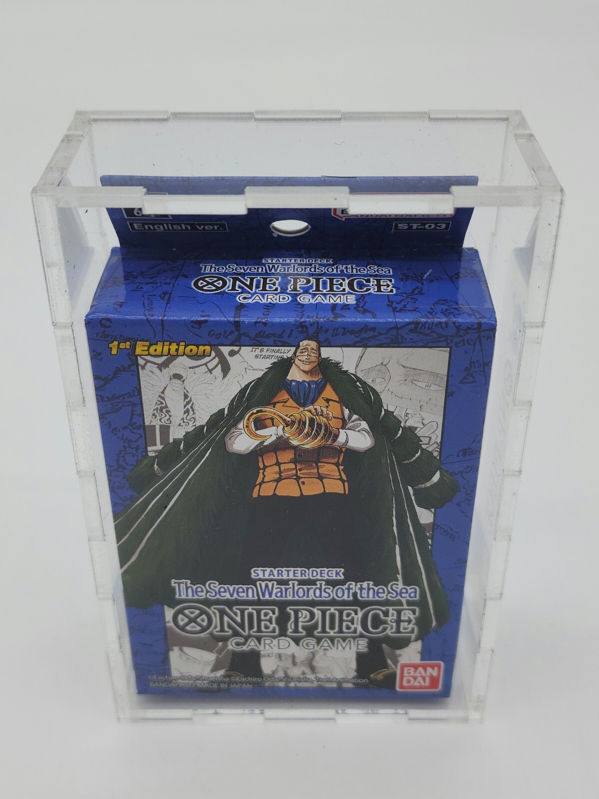 One Piece Super Pre-Release Deck Acrylic Display Case