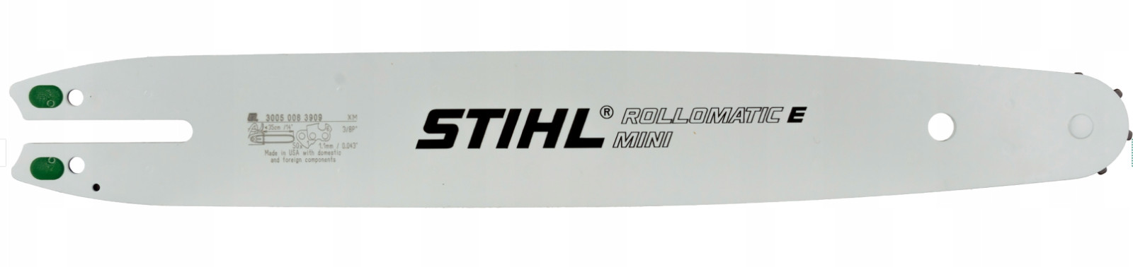 STIHL OEM Chainsaw Bar .043" Gauge 3/8" Pitch 14" Length 50 DL 30050083909