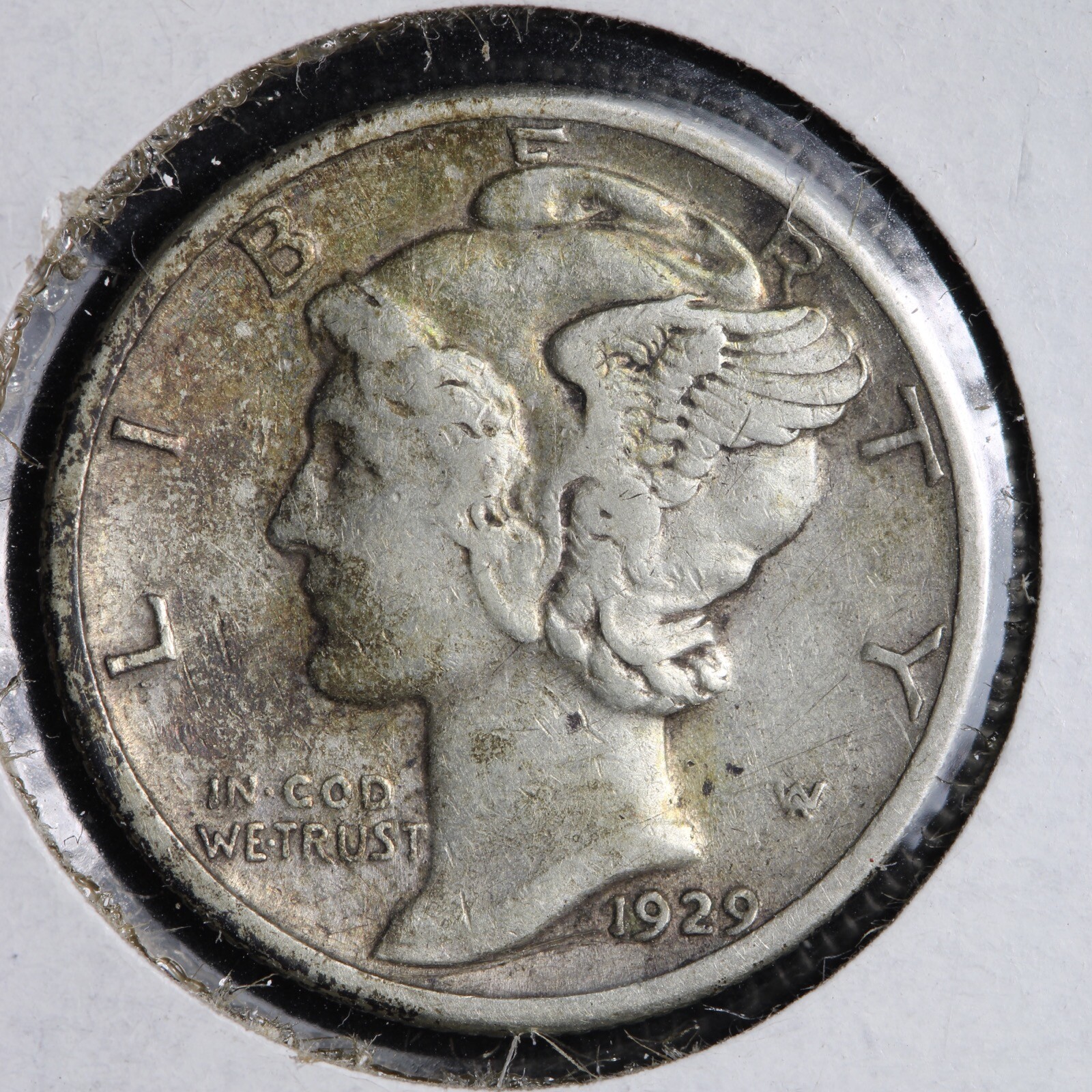 1929-S Mercury Silver Dime CHOICE XF E262 TM