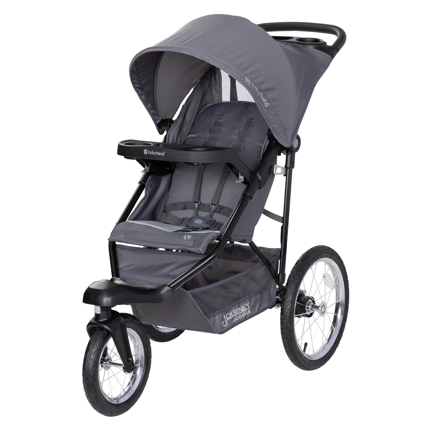 Stellar Grey Journey Jogging Stroller for Active Parents and Kids