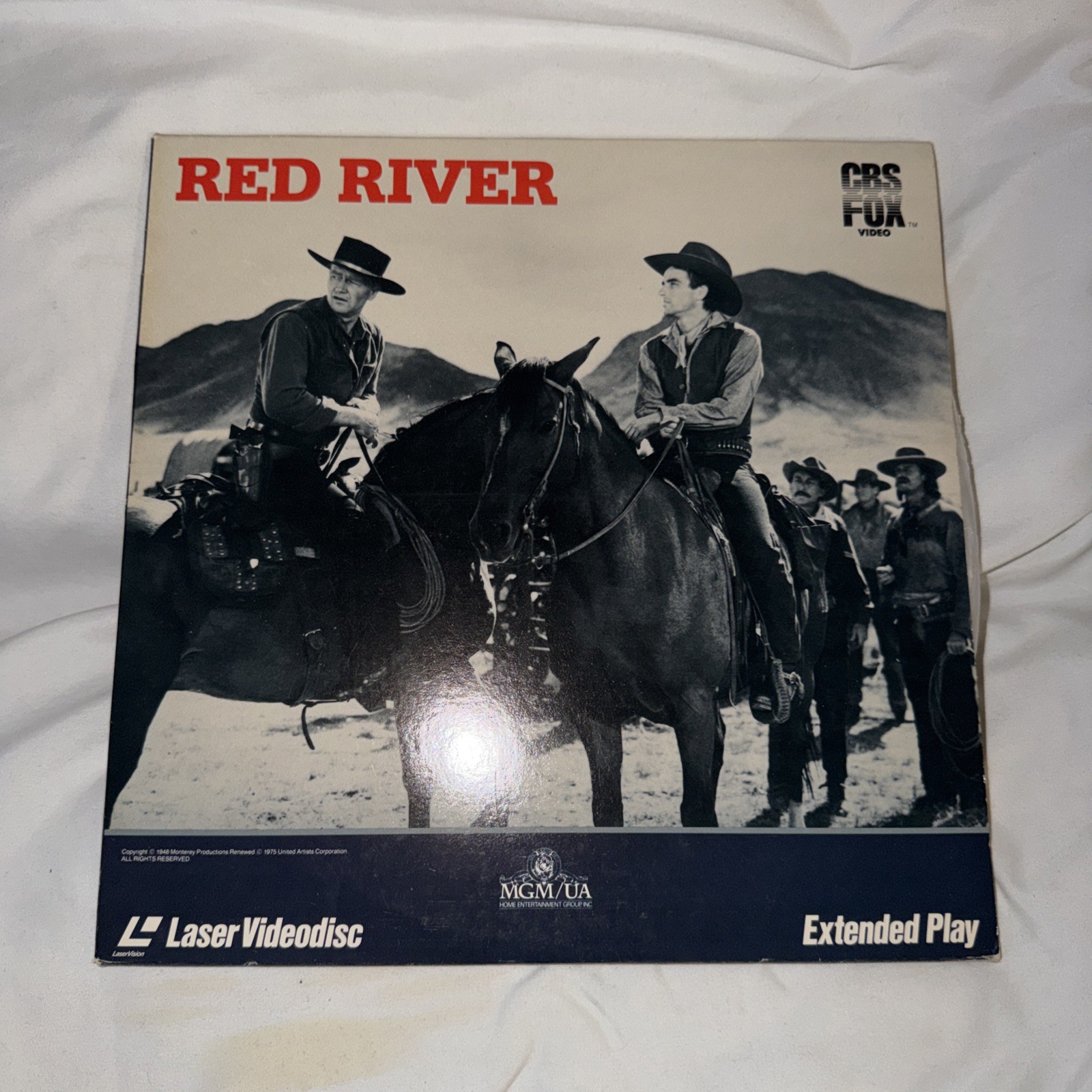Red River Extended Play Laserdisc LD With John Wayne COMBINE SHIPPING