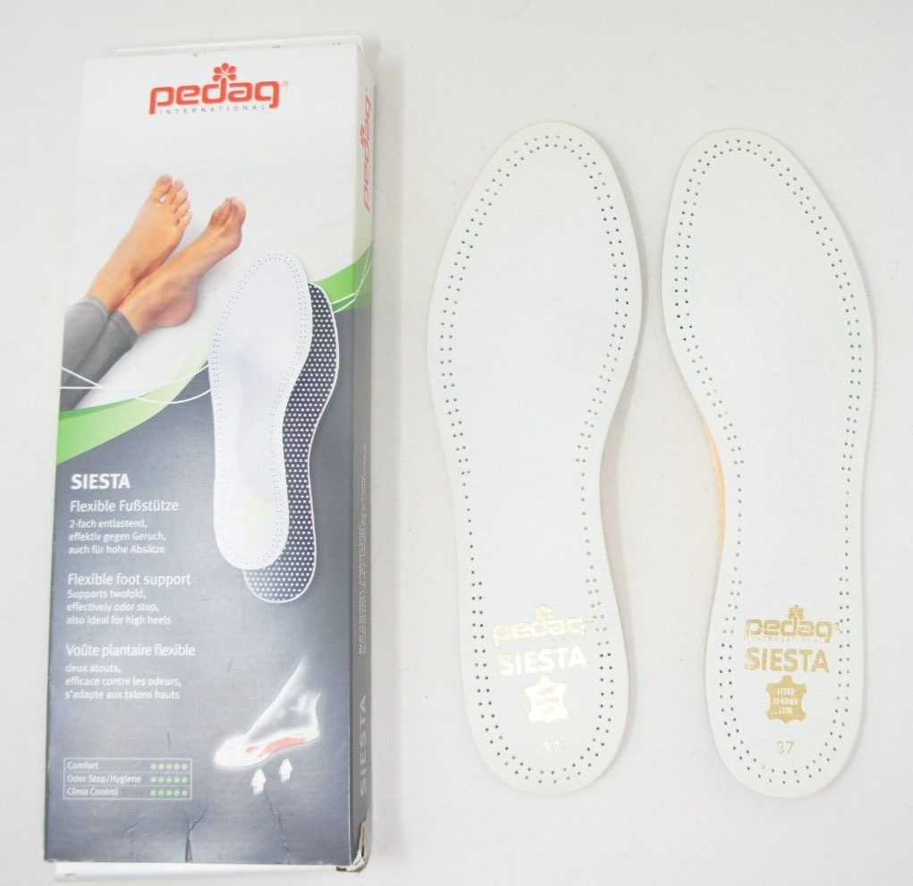 Pedag Siesta Flexible Insole, Foot Support Size 37 (US 7 L) Model 154