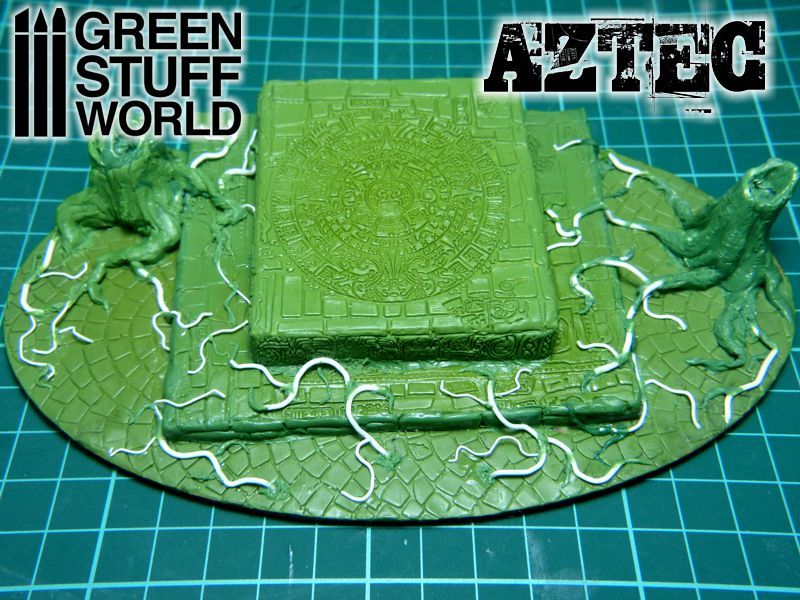 Rolling Pin - AZTEC Texture - Warhammer Bases, Lizards, Green Stuff 40K ...