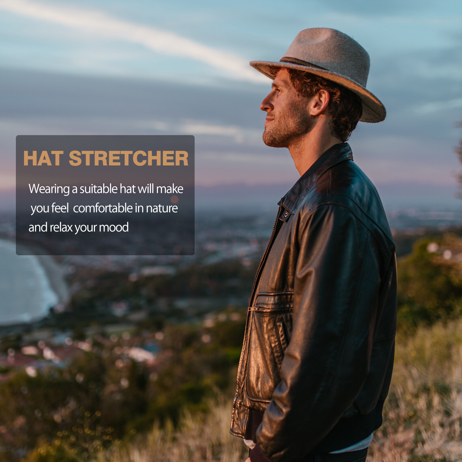 Cowboy Hat Stretcher 6.69"-8.86" & 7.28"-9.84" available Colourful Adjustable