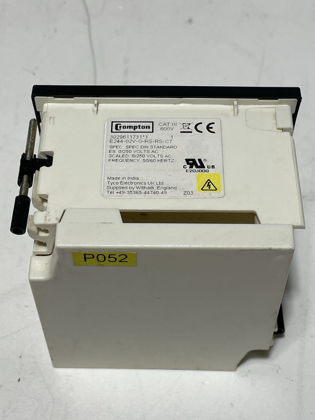 Crompton Instruments E244-02V-G-RS-RS-C7 Analog Meter