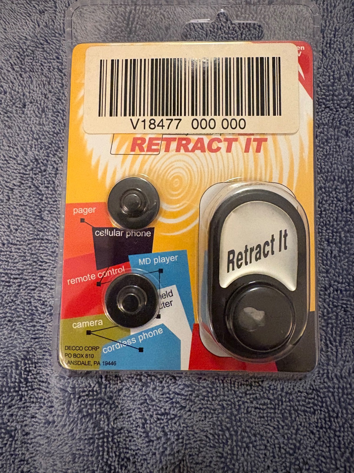 Retract It Retractable Belt Clip - Retracts Any Item Up to 10oz AS SEEN ON TV