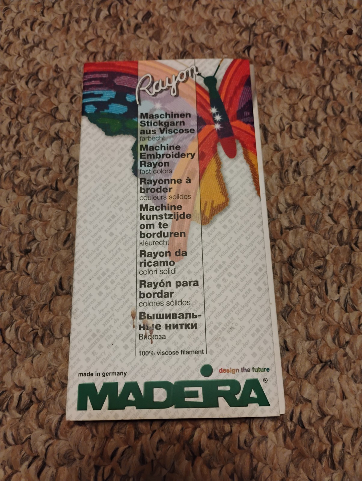 Madeira Rayon Color Card 119