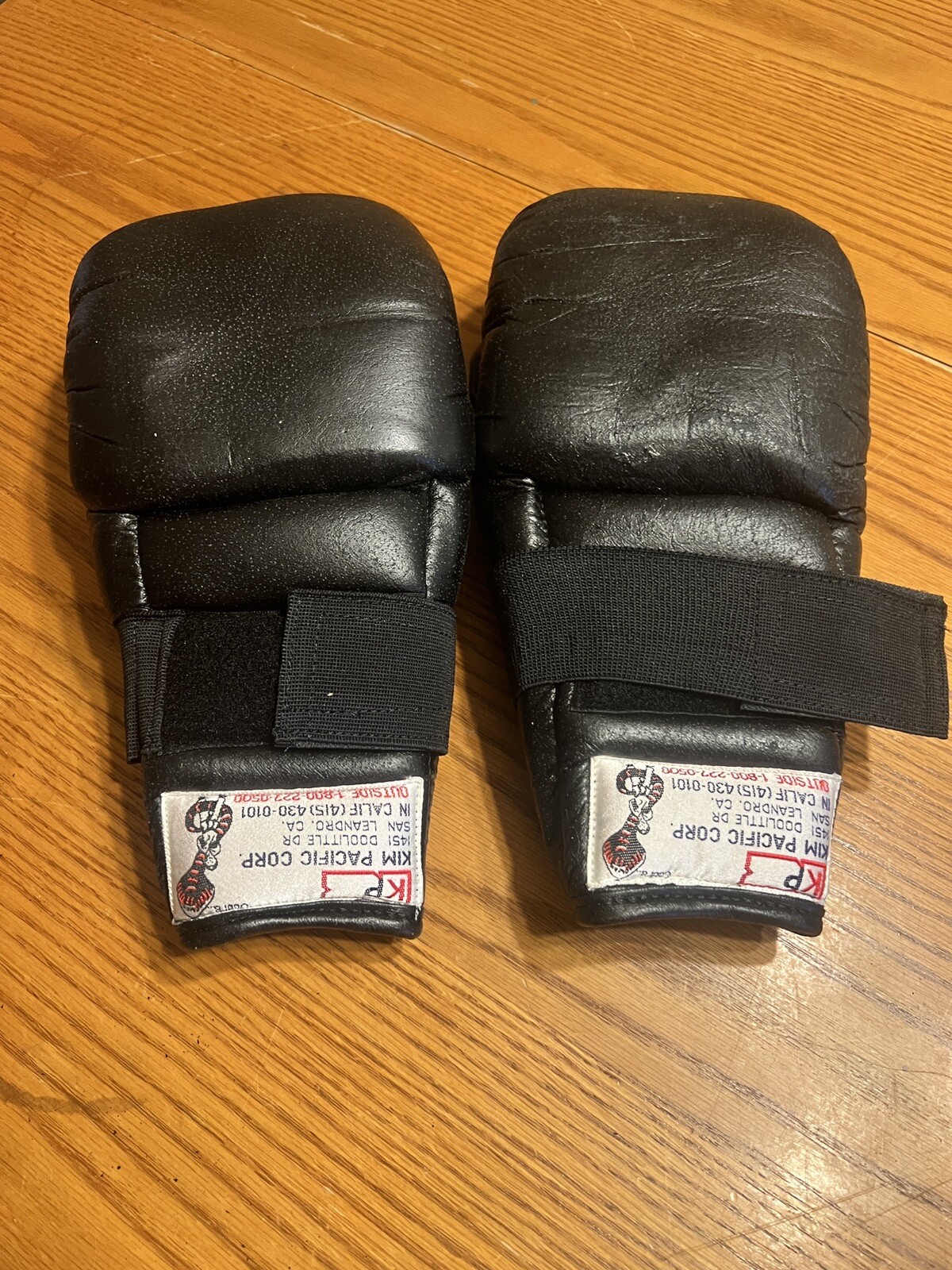 Kim Pacific Sparring Gloves Black XL Martial Arts Boxing Training