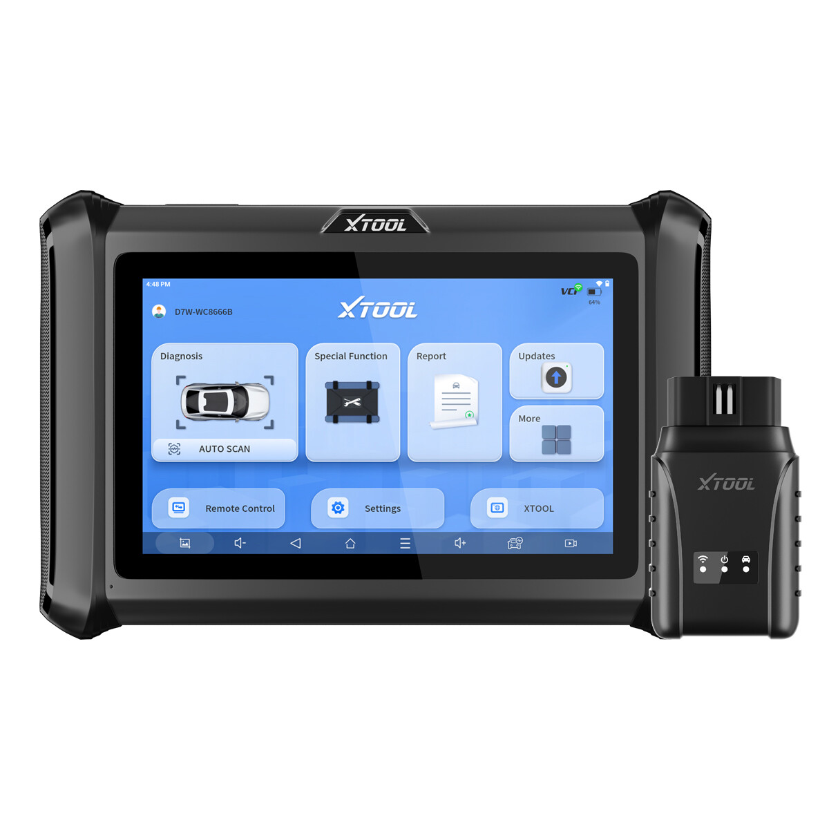 2025 XTOOL D7W V2.0 All System Diagnostic Bidirectional Scanner Key Programmer