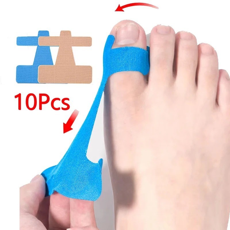 10PCS Bunion Corrector Kinesiology Tape Pain Relief Big Toe Spacer Support