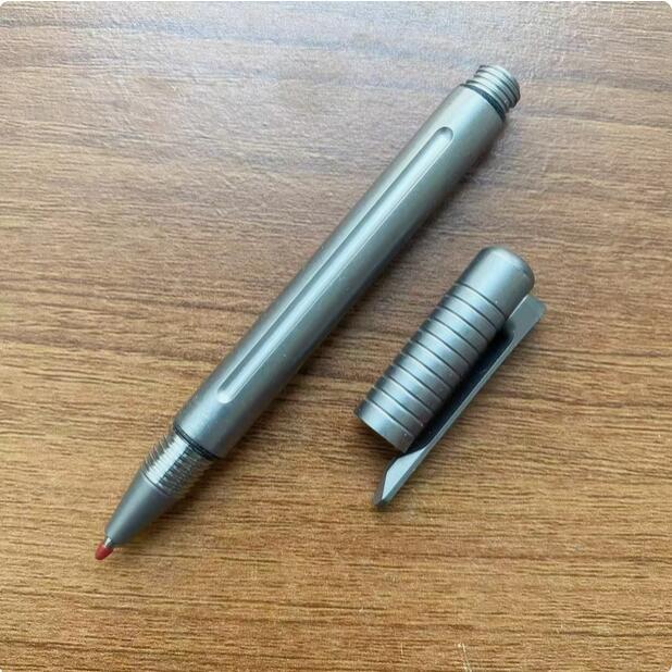 New EDC Titanium Alloy Signature Pen Outdoor Mini Writing Multi Tool Pen Gift