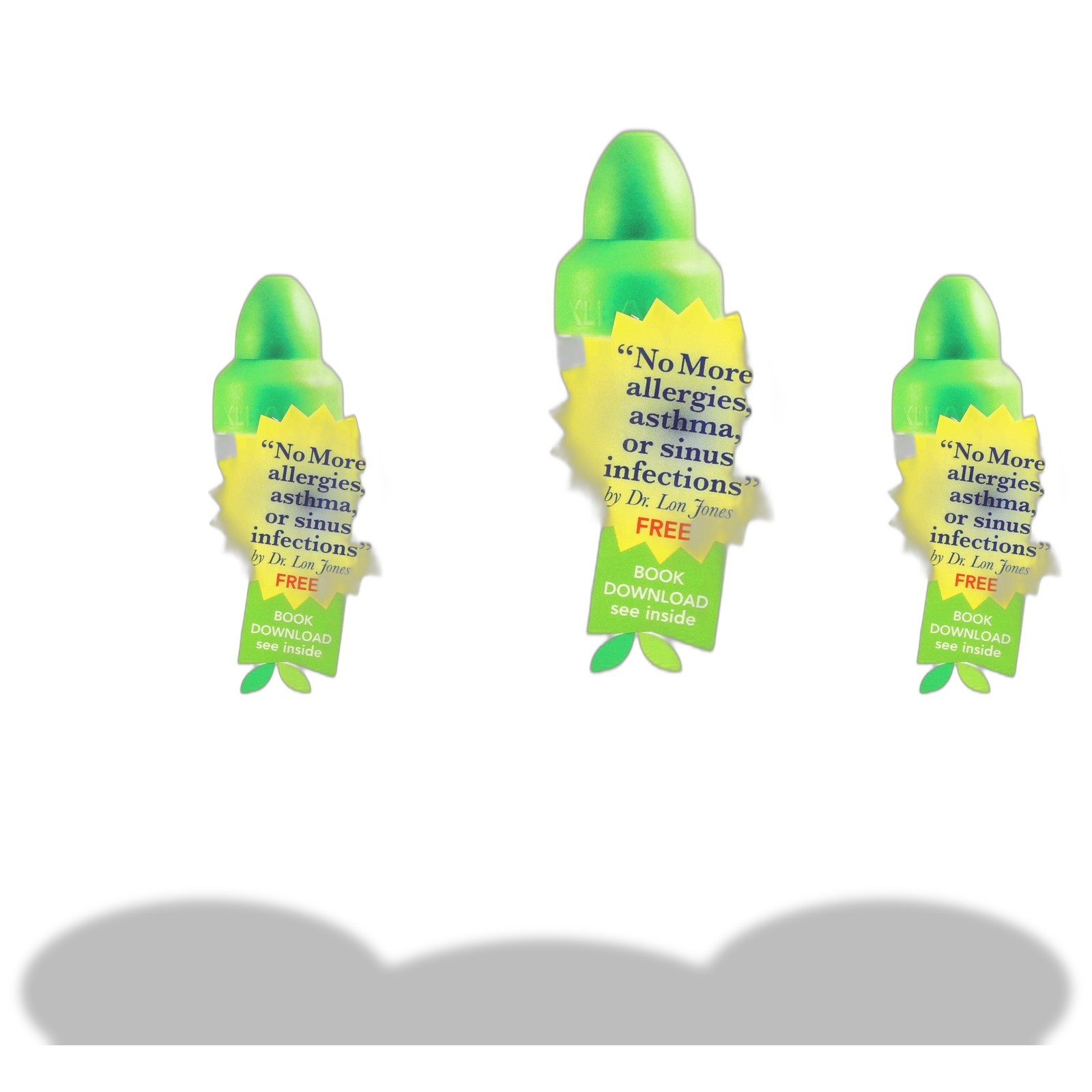 Xlear Natural Sinus Rinse With Xylitol Fast Relief 1 Kit 3 Pack