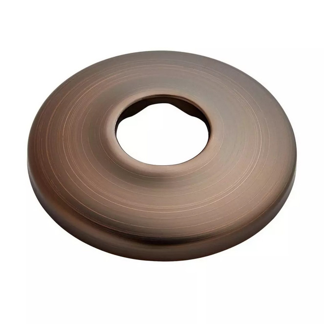 SIGNATURE HARDWARE LOW PATTERN SURE GRIP WALL FLANGE- 1/2" IPS-OIL RUBBED BRONZE