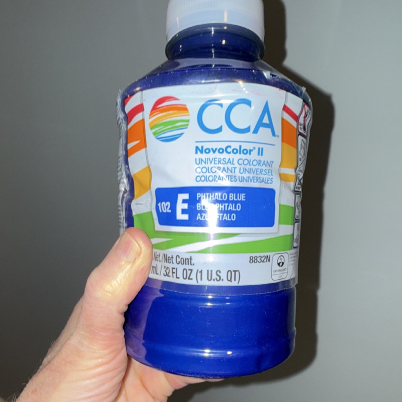 CCA NovoColor II Universal Colorant Phthalo Blue 32 fl oz MPN 8832N