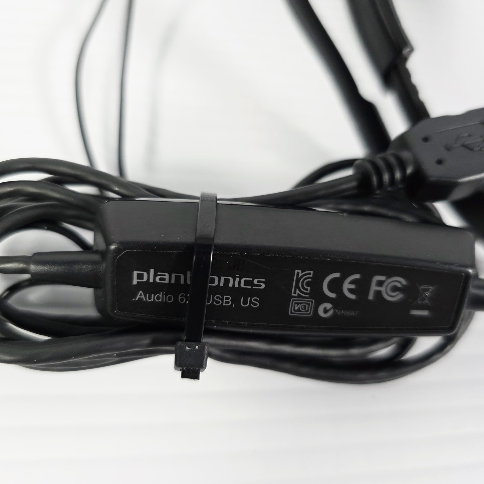 Plantronics Audio 628 Black Headband Headset USB - Tested