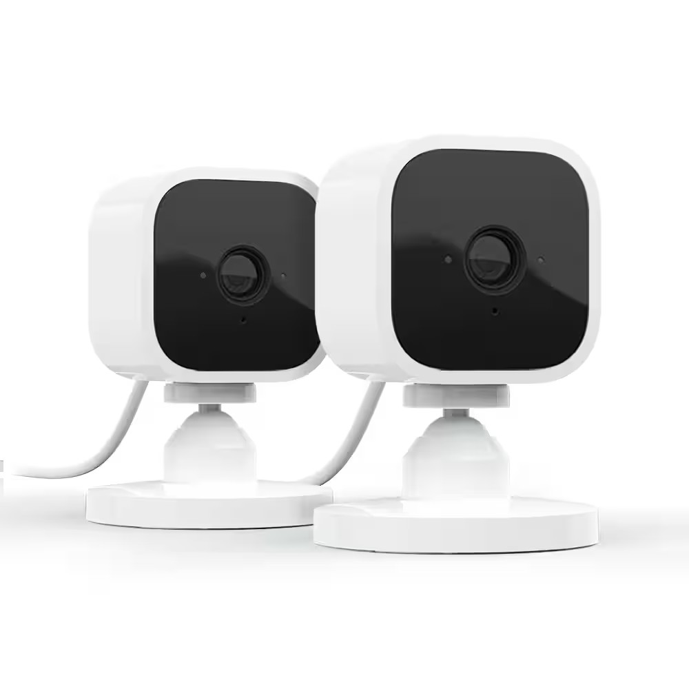 Blink - Mini - Compact indoor plug-in smart security camera, 1080p, night vis...