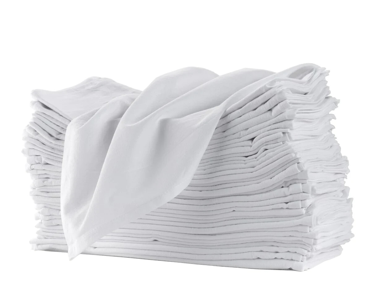 Flour Sack Towels 100% Cotton Kitchen Dish Towel 20x20 Pack of 12