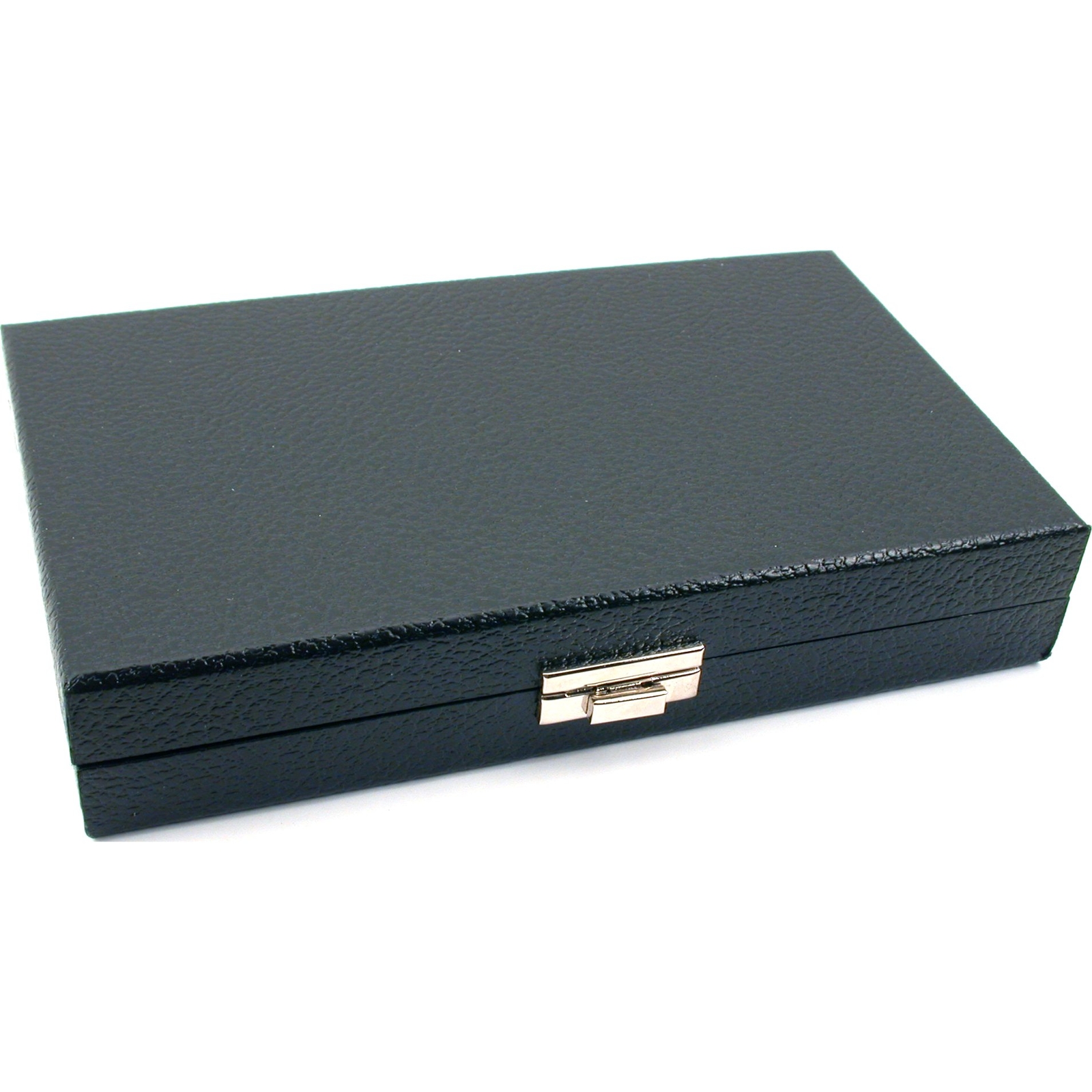 2 Black Travel Ring Case Jewelry Display Locking Trays