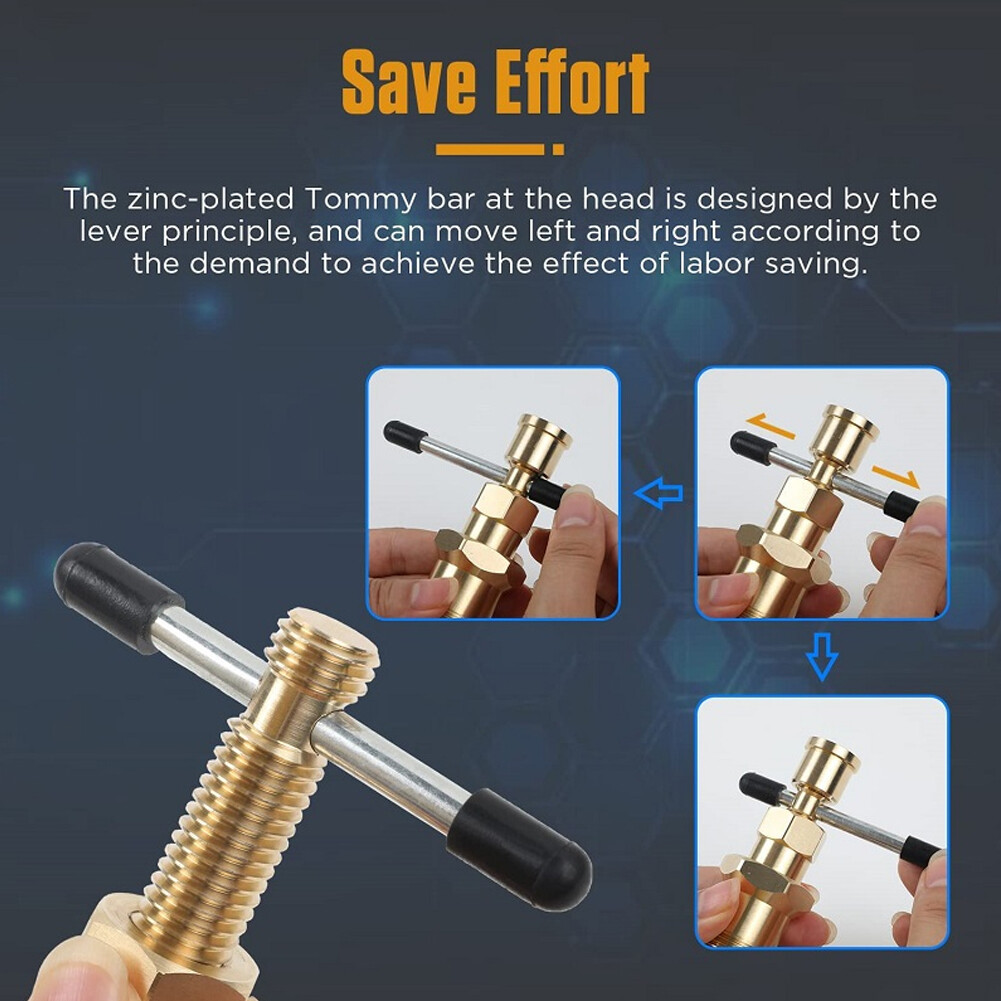 Brass Pipe Olive Remover Ferrule Puller Tool Copper Pipe Fittings 1/2'' & 3/4''