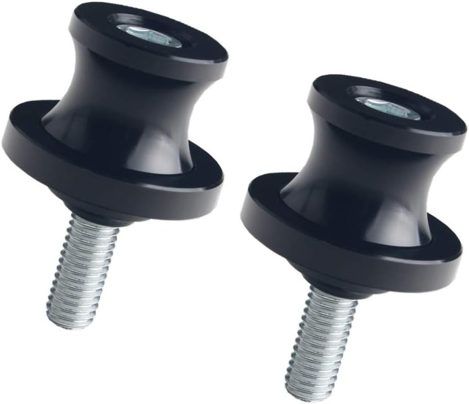 Black M10X1.5 M10 Motorcycle Swing Arm Spools Sliders CNC Swingarm Stand Screw C