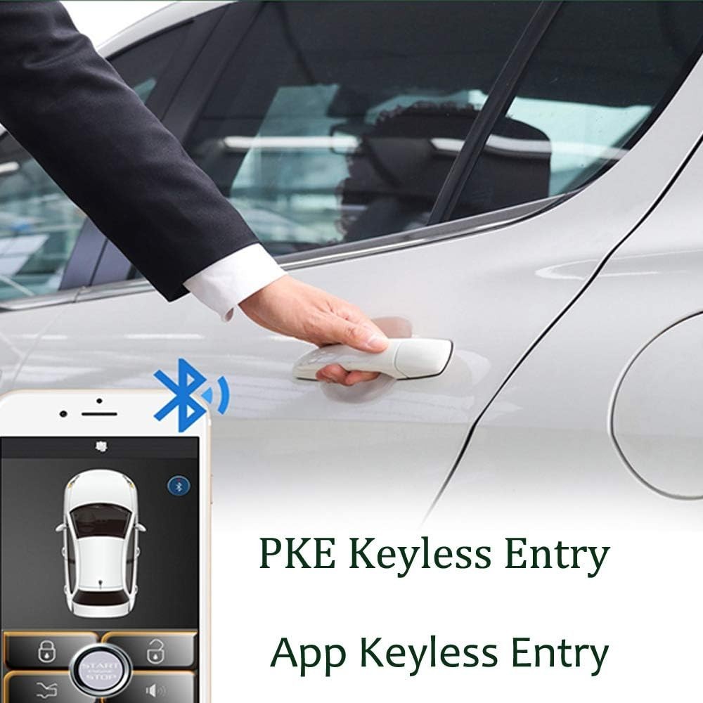 Remote Engine Starter Kit with PKE Function - Smart Control for 12V Vehicles