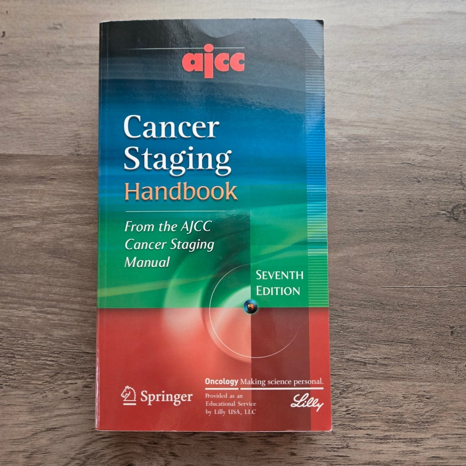 AJCC Cancer Staging Handbook,Terminally Ill Care,& Chemo Handbook book lot of 5