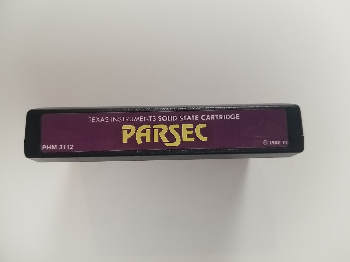 Vintage Retro Video Game Texas Instruments Parsec TI 99 4A 1982 PHM 3112