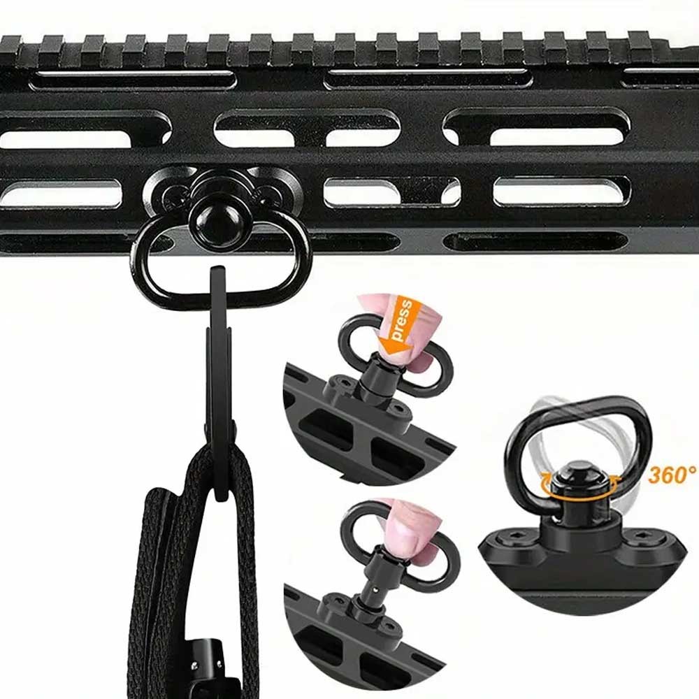 Green QD 1 2 Point Multi Mission Sling Quick Detach W/ D Ring&Mount Kit