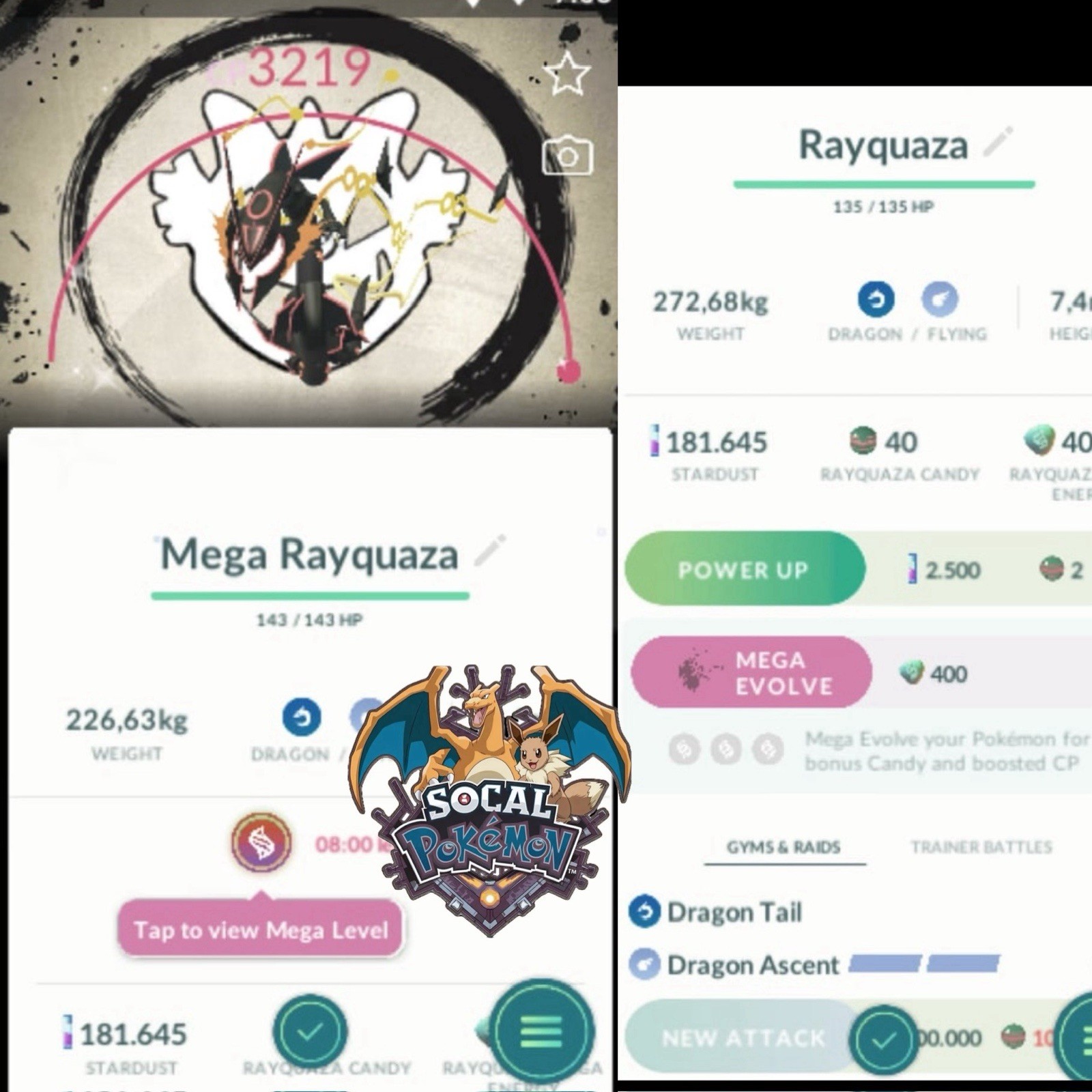 Shiny Rayquaza Dragon Ascent Special-Background✨✨✨ 80k-PTCs💥💥Pokémon G0